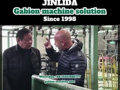 जाल का आकार 80x100mm,गति 195m/h,स्वचालित GLD-2 गैबियन उत्पादन लाइन