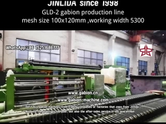 GLD-2 उच्च गति स्वचालित पीएलसी नियंत्रण गैबियन उत्पादन लाइन