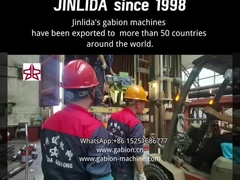 भारी शुल्क GLD-2 गैबियन उत्पादन लाइन,वर्किंग चौड़ाई 4300,मेष आकार 80x100 मिमी