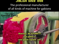 नए प्रकार के GLD-2 भारी शुल्क गैबियन जाल मशीन जाल आकार 60x80mm,80x100mm,100x120mm आदि