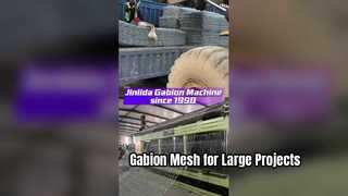 उच्च गुणवत्ता वाले गेबियन जाल और मशीनें | बुनियादी ढांचे, ढलान और नदी तट संरक्षण के लिए JINLIDA