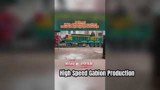 अधिकतम आउटपुट के लिए हाई स्पीड गेबियन मेश मशीन