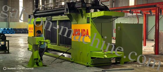 अल्ट्रा-स्पीड हेवी ड्यूटी गेबियन बॉक्स मशीनः सिविल इंजीनियरिंग के लिए औद्योगिक हेक्सागोनल वायर मेष loom