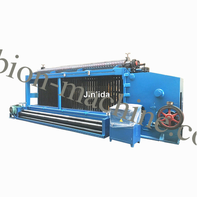 खरीदें स्वचालित 3KW गेबियन बनाने की मशीन स्टील 220V 50*50mm 30m/Min ऑनलाइन निर्माण