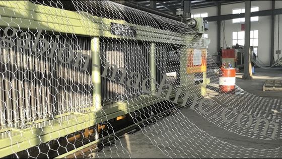 खरीदें 220/380V वोल्टेज के साथ डबल-ट्विस्ट षट्कोणीय जाल मशीन, 5300mm बुनाई चौड़ाई और 7200x1530x2560mm आयाम ऑनलाइन निर्माण