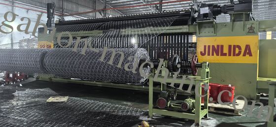 खरीदना मोटे तार उत्पादन के लिए 65KW हेवी-ड्यूटी सीएनसी गेबियन मेश बनाने की मशीन ऑनलाइन निर्माण