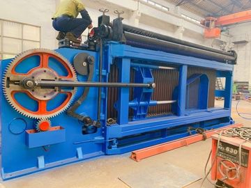 खरीदें स्वचालित पीएलसी हैवी ड्यूटी वायर नेटिंग 22kw गेबियन मेश मेकिंग मशीन 195 मी / एच ऑनलाइन निर्माण