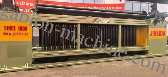 उच्च गुणवत्ता वाले गैबियन बॉक्स मेश बनाने / स्वचालित गैबियन नेट बनाने की मशीन चीन में बनी